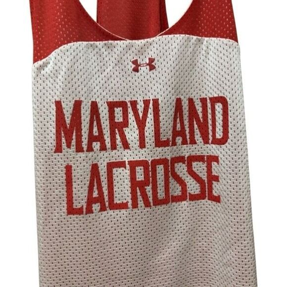 University Of Maryland Lacrosse Women’s Size Large Reversible Mesh Jersey - Picture 5 of 8
